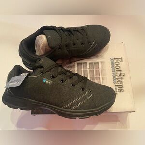 Footsteps Comfort Plus Woman's Spontaneous Active Shoes FS1514 Black Size‎ 10